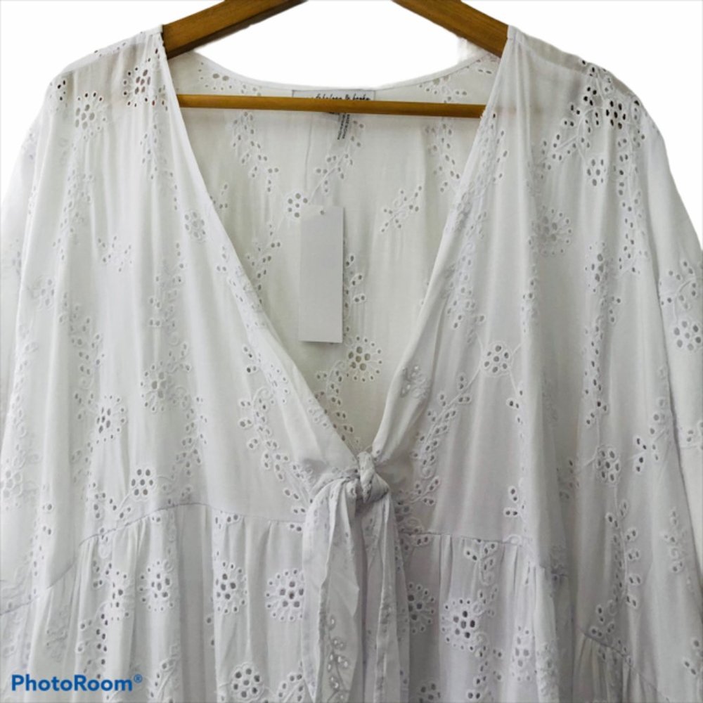 Young Fabulous and Broke Eyelet Cover Up - Picture 3 of 7
